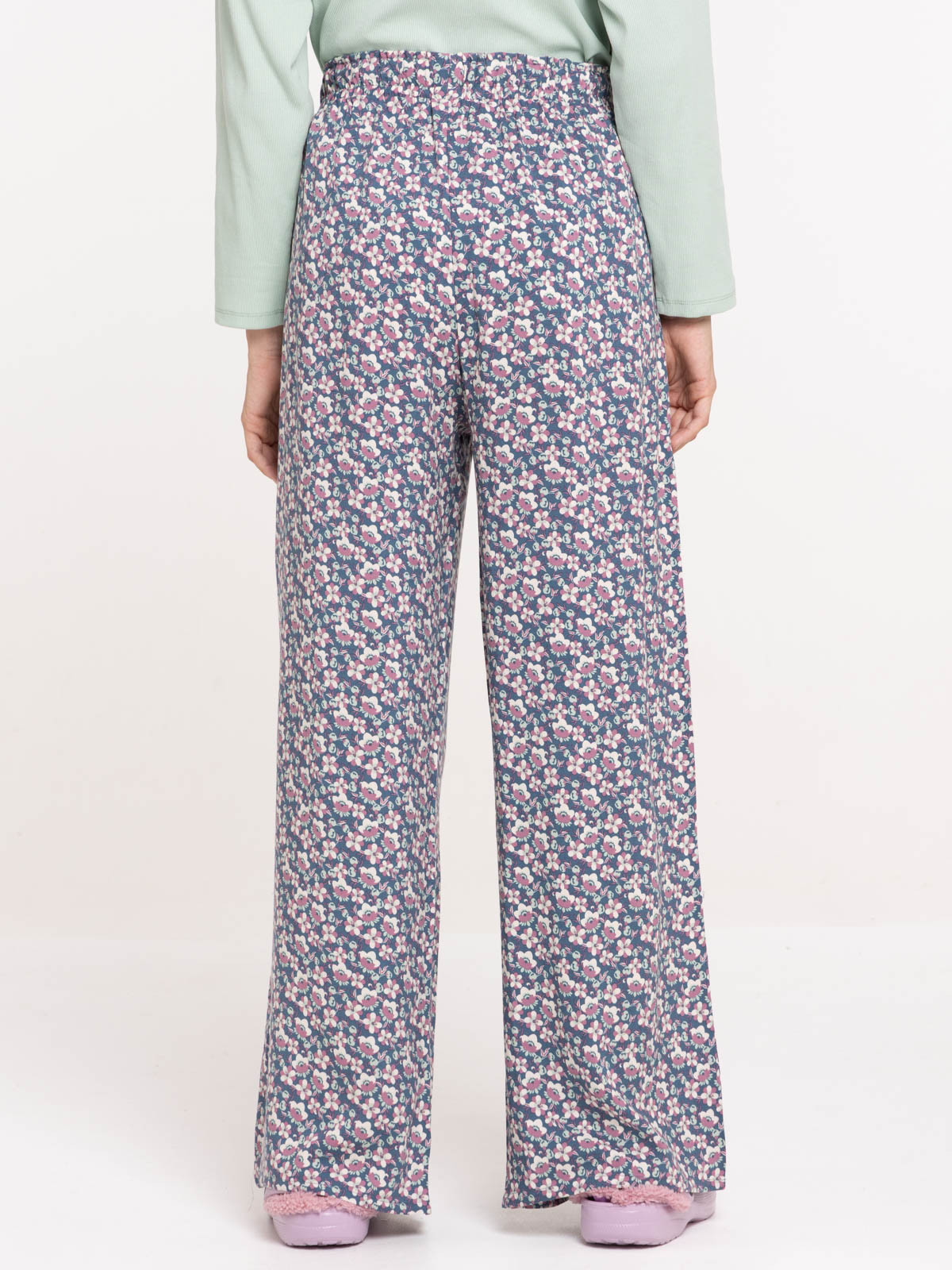 Bas de pyjama pantalon fleuri femme Bas de pyjama pantalon fleuri femme