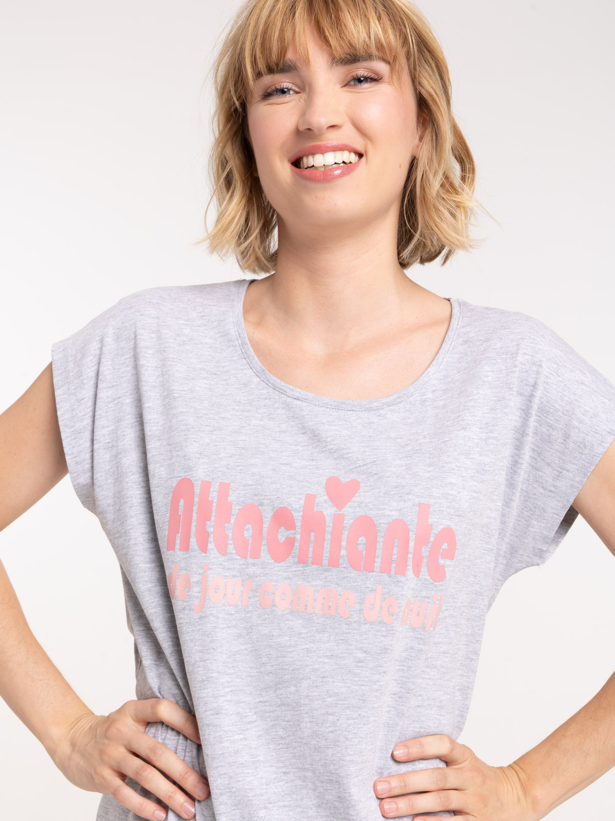 Chemise de nuit attachiante femme Chemise de nuit attachiante femme