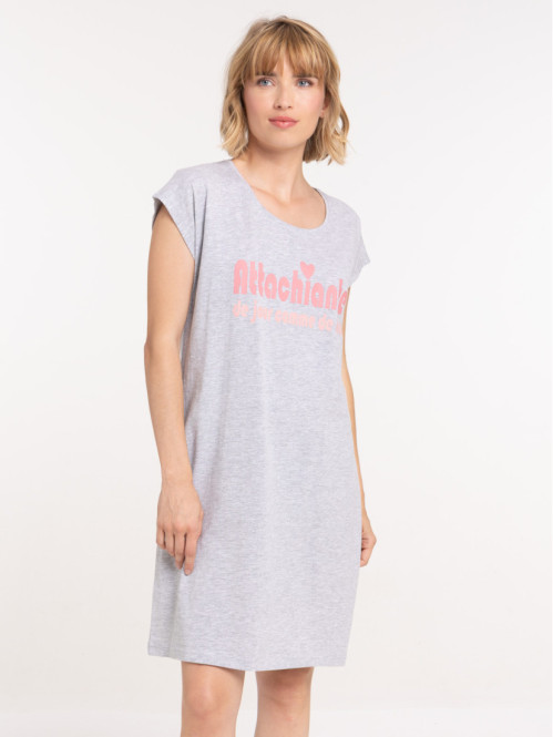 Chemise de nuit attachiante femme