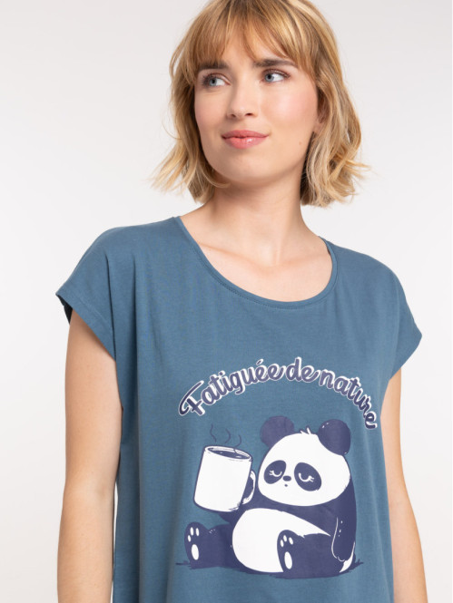 Chemise de nuit panda et...