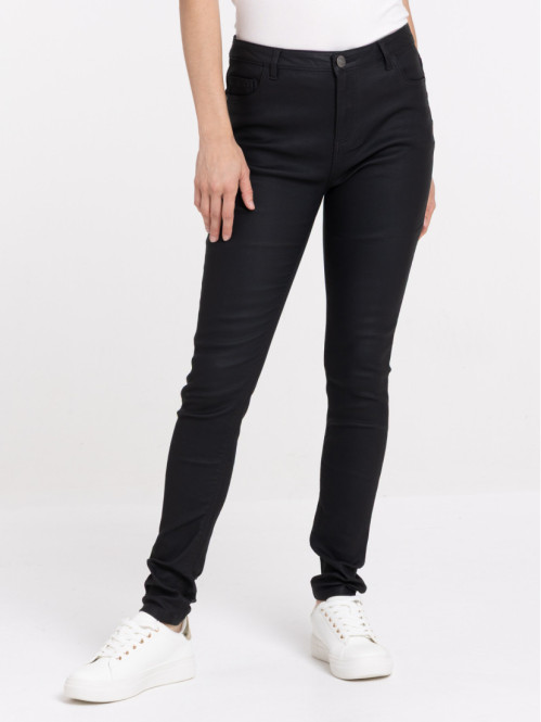 Pantalon push up noir femme