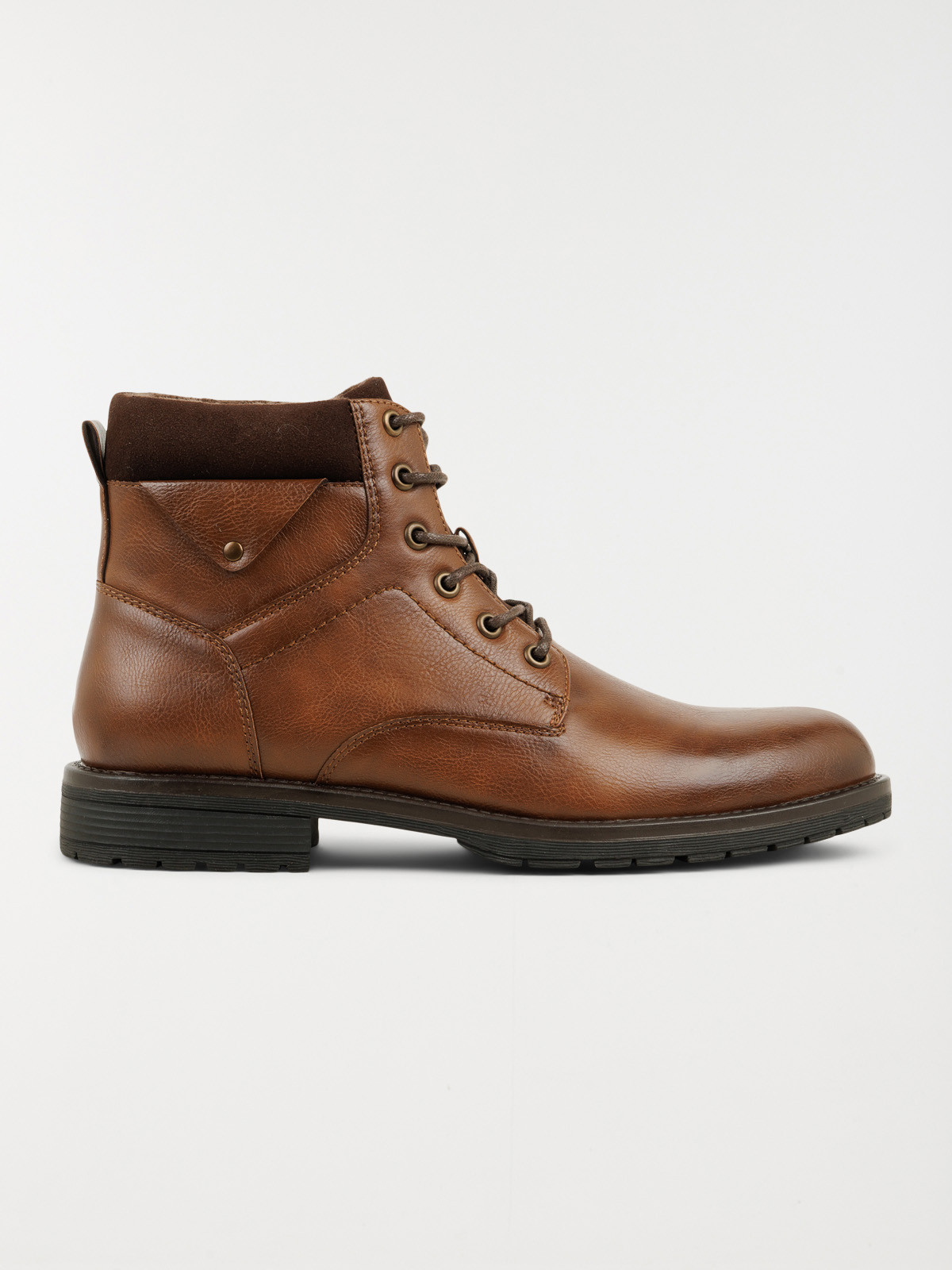 Bottines à lacets tan homme (40-46)