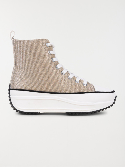 Tennis toile dorée femme (36-41)