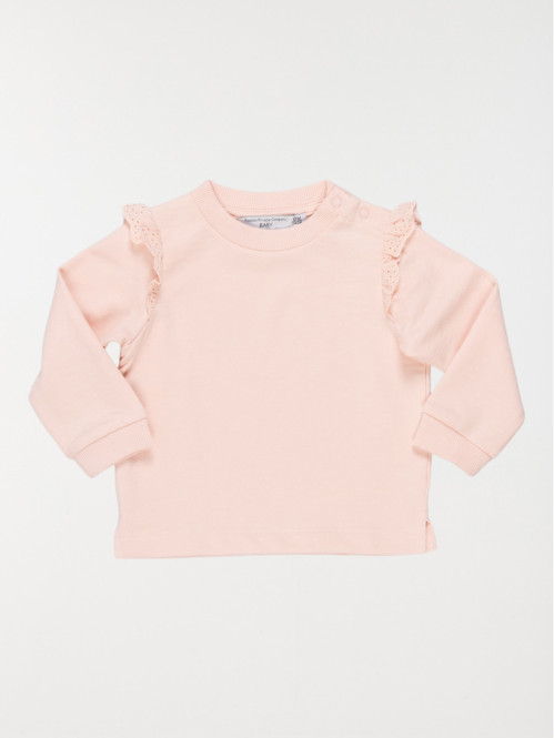 Sweat pink antic volants...