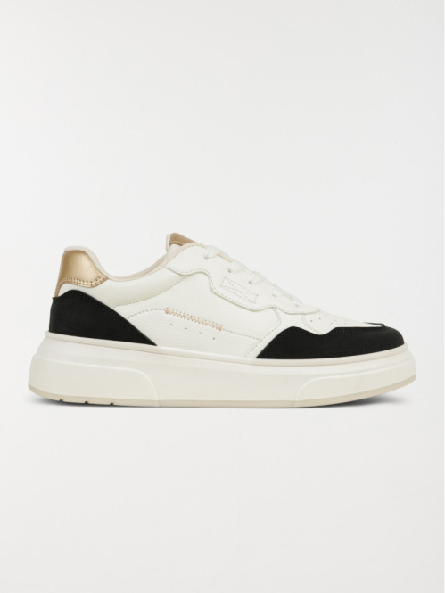 Baskets basses blanches...