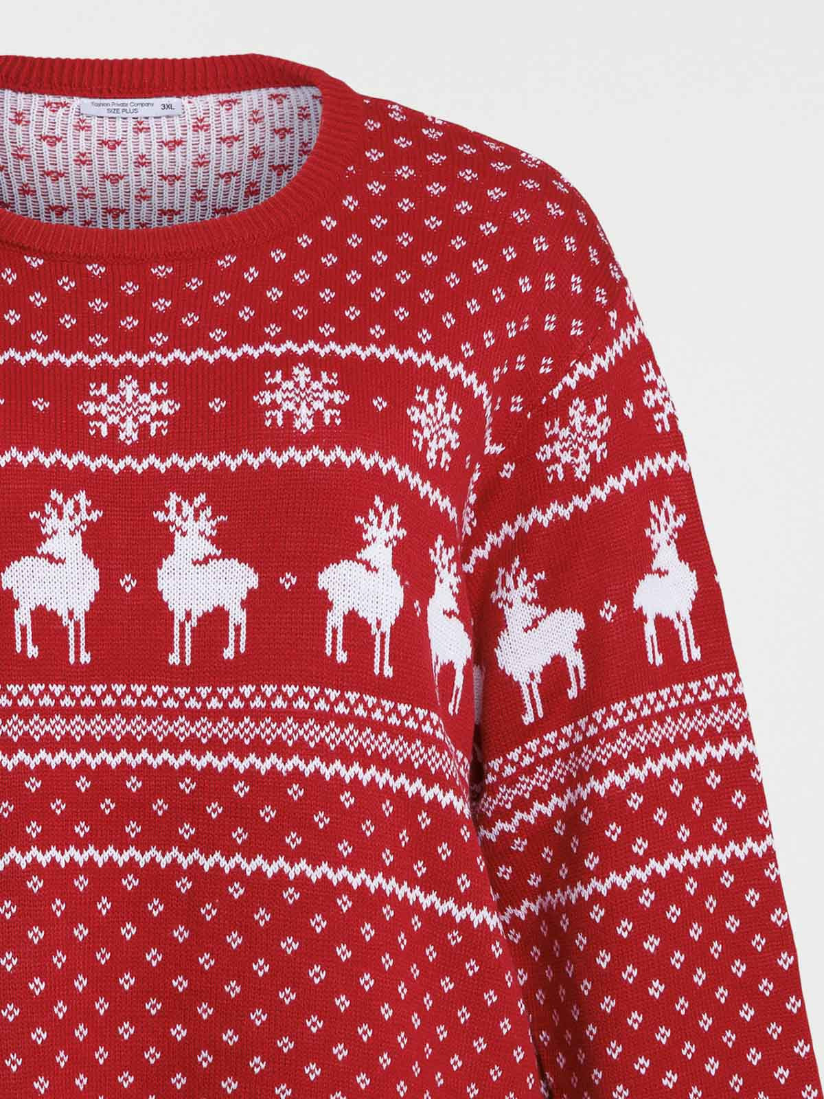 Pull de Noël grande taille femme