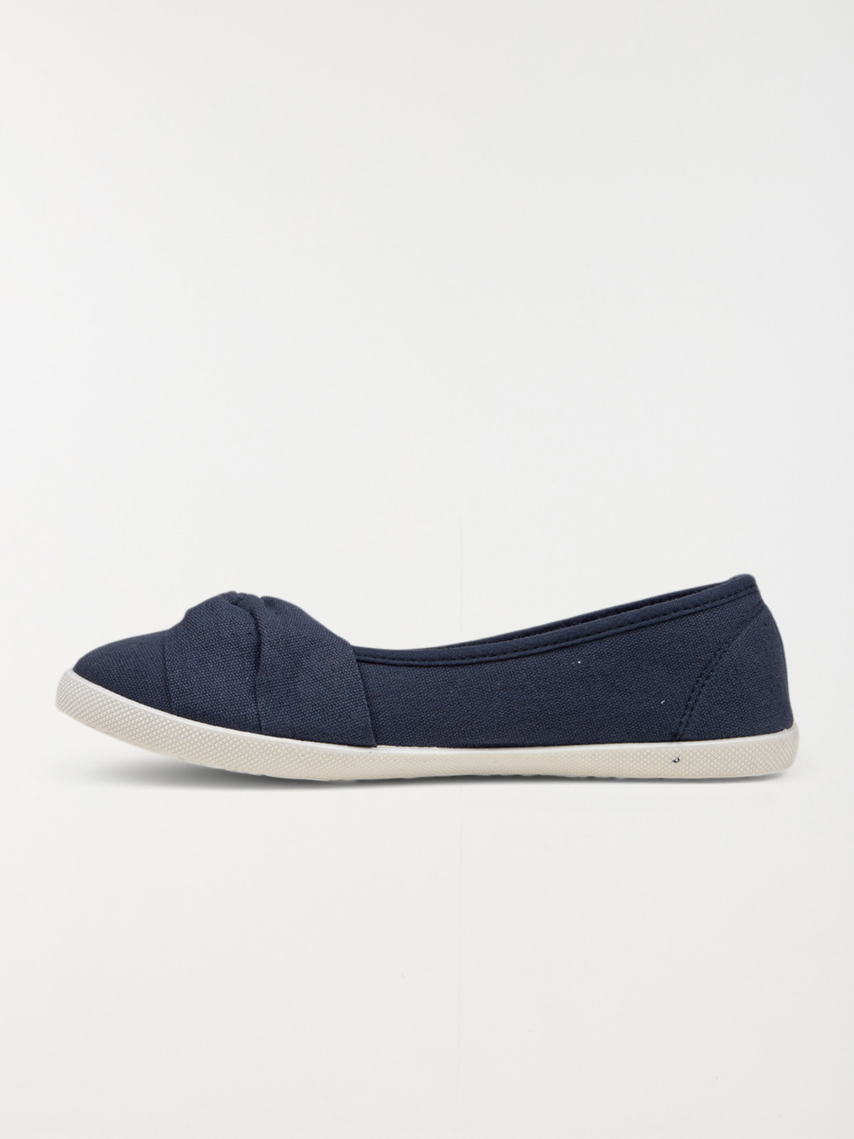 Ballerine femme toile marine (36-42)