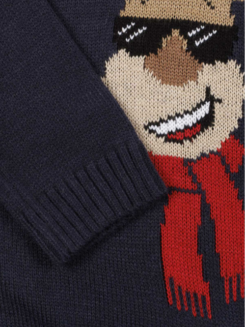 Pull Noël tête de cerf garçon (3-12A) Pull Noël tête de cerf garçon (3-12A)