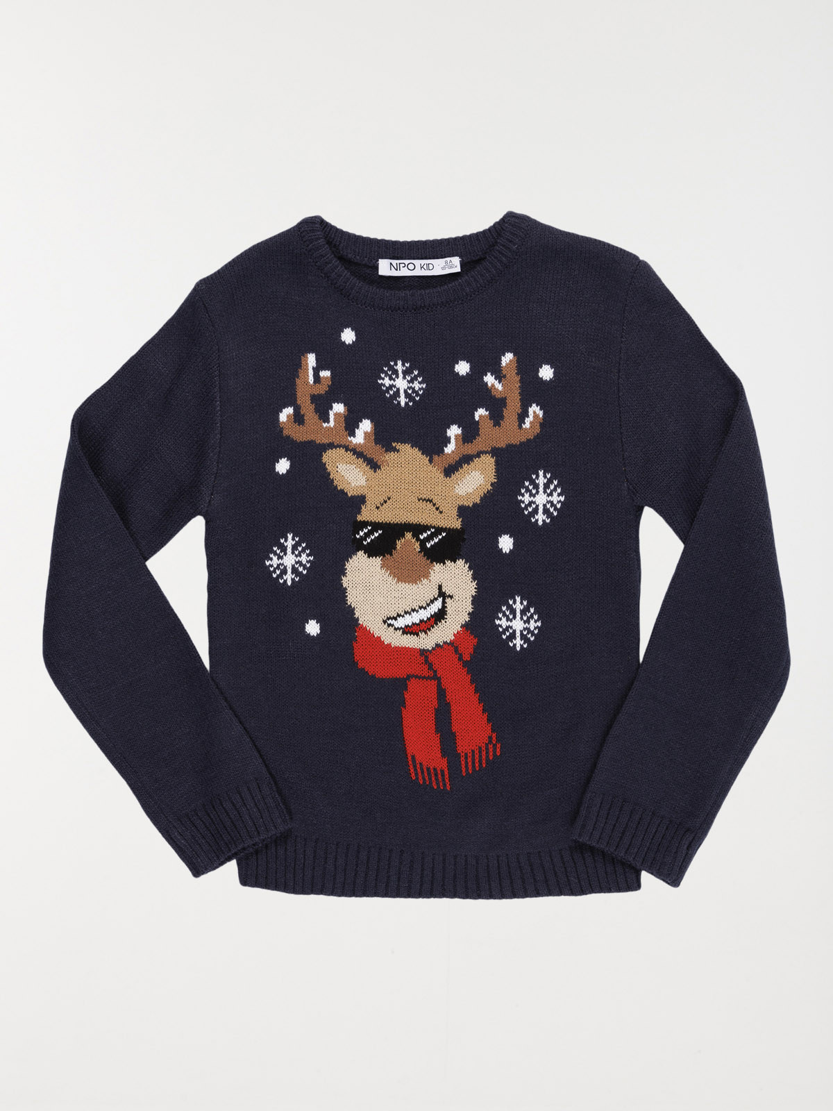 Pull Noël tête de cerf garçon (3-12A) Pull Noël tête de cerf garçon (3-12A)