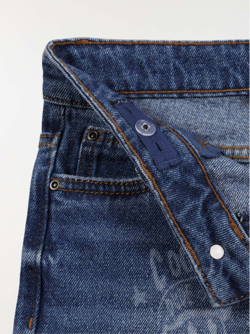 Jean imprimé garçon stone...