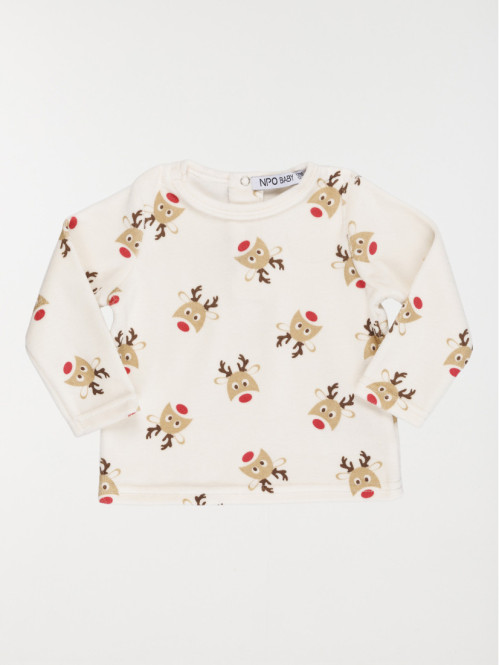 Pyjama tête de renne Noël...