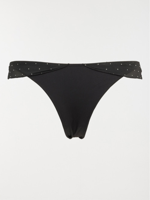 Tanga dentelle strass femme...