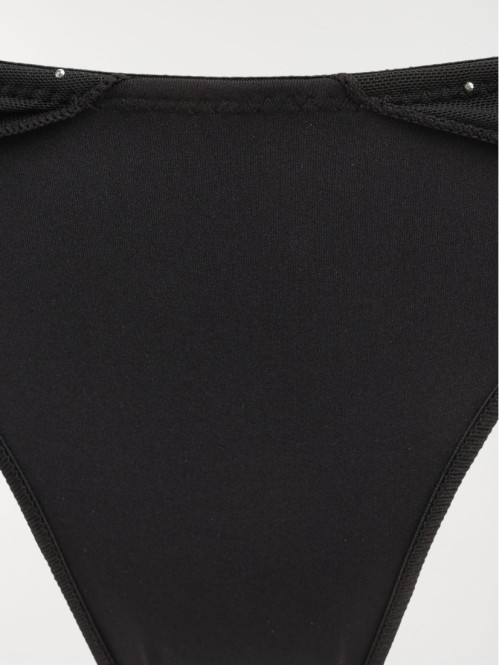 Tanga dentelle strass femme...
