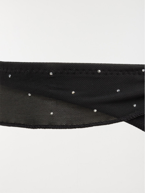 Tanga dentelle strass femme...