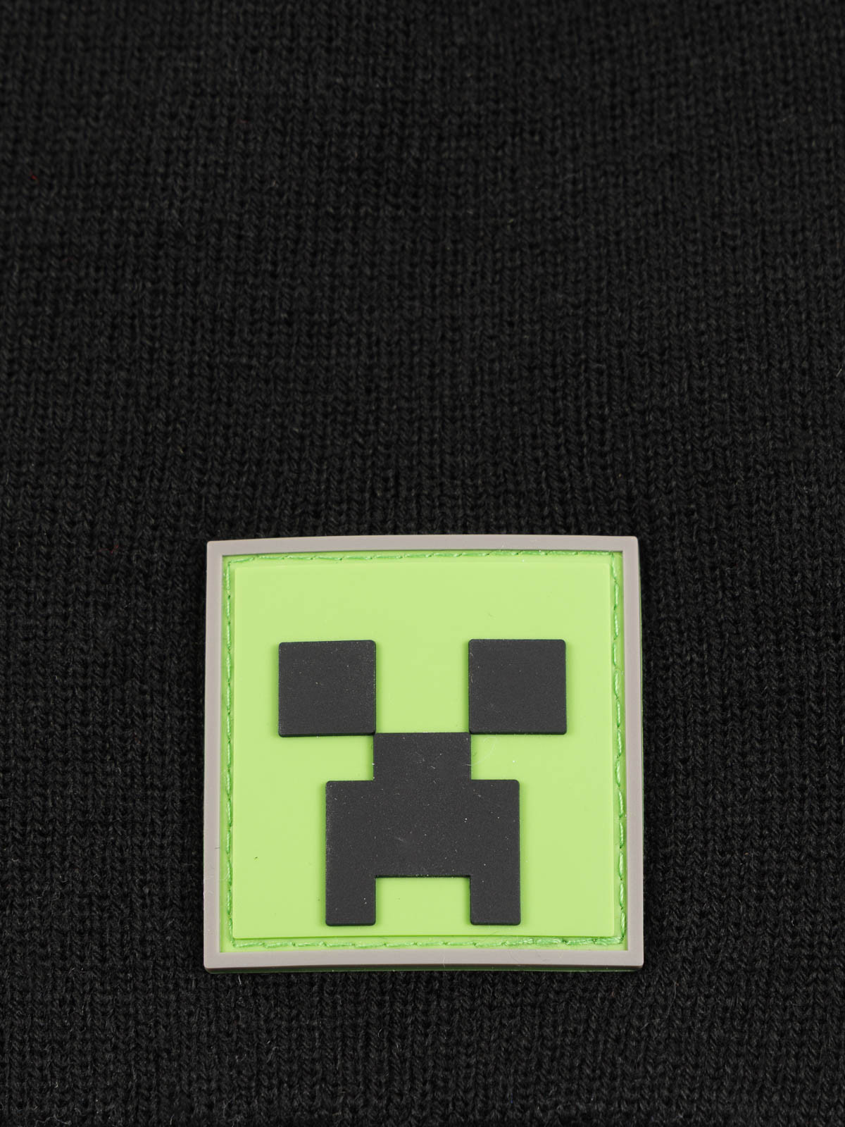 Bonnet Minecraft noir garçon Bonnet Minecraft noir garçon