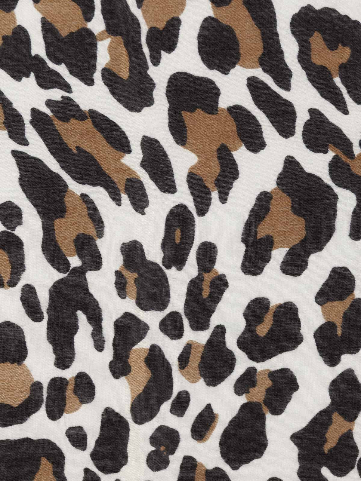 Foulard motif léopard femme Foulard motif léopard femme