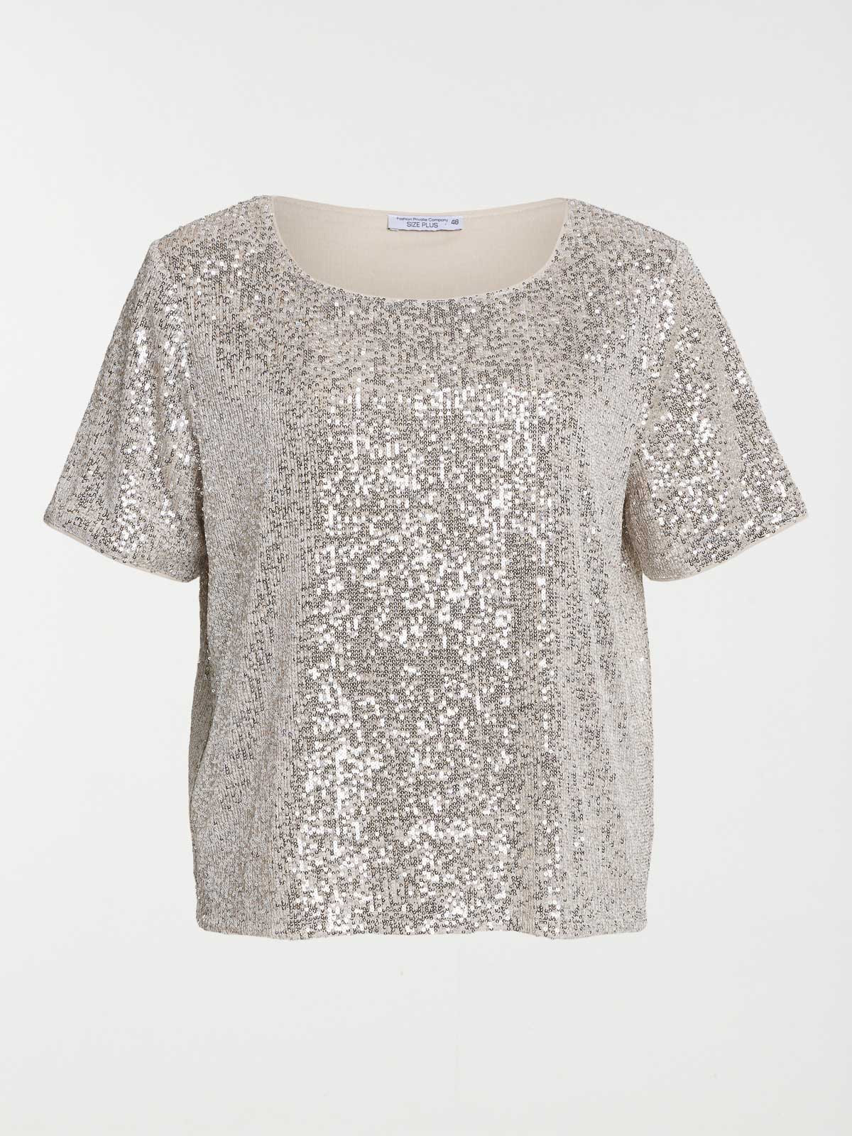 Blouse sequins grande taille femme Blouse sequins grande taille femme