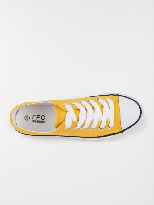 Tennis en toile jaune femme (36-41)