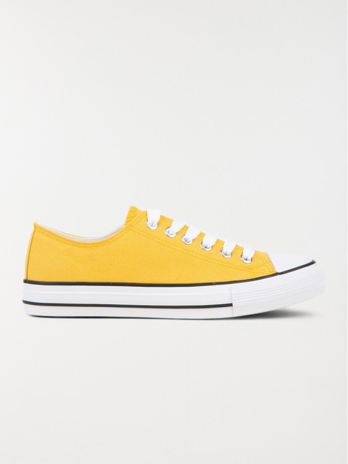 Tennis en toile jaune femme (36-41)