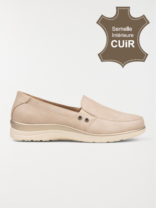 Chaussures femme confort beige (36-41)