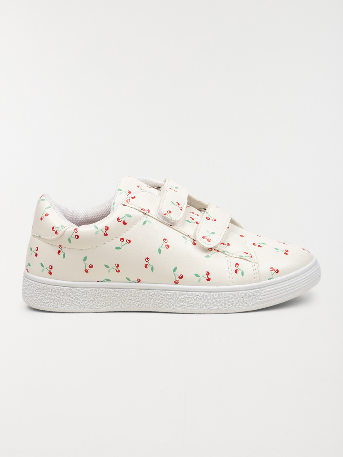 Baskets motifs cerises fille (31-35)