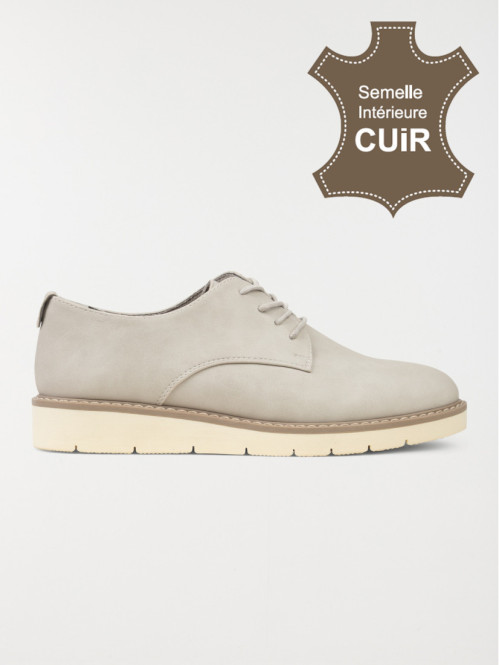 Chaussures grises lacet femme (36-41)