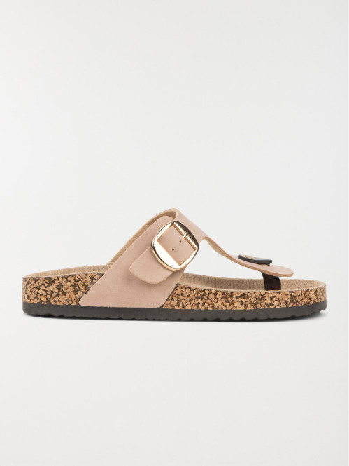 Mule entredoigt vieux rose femme (36-41)