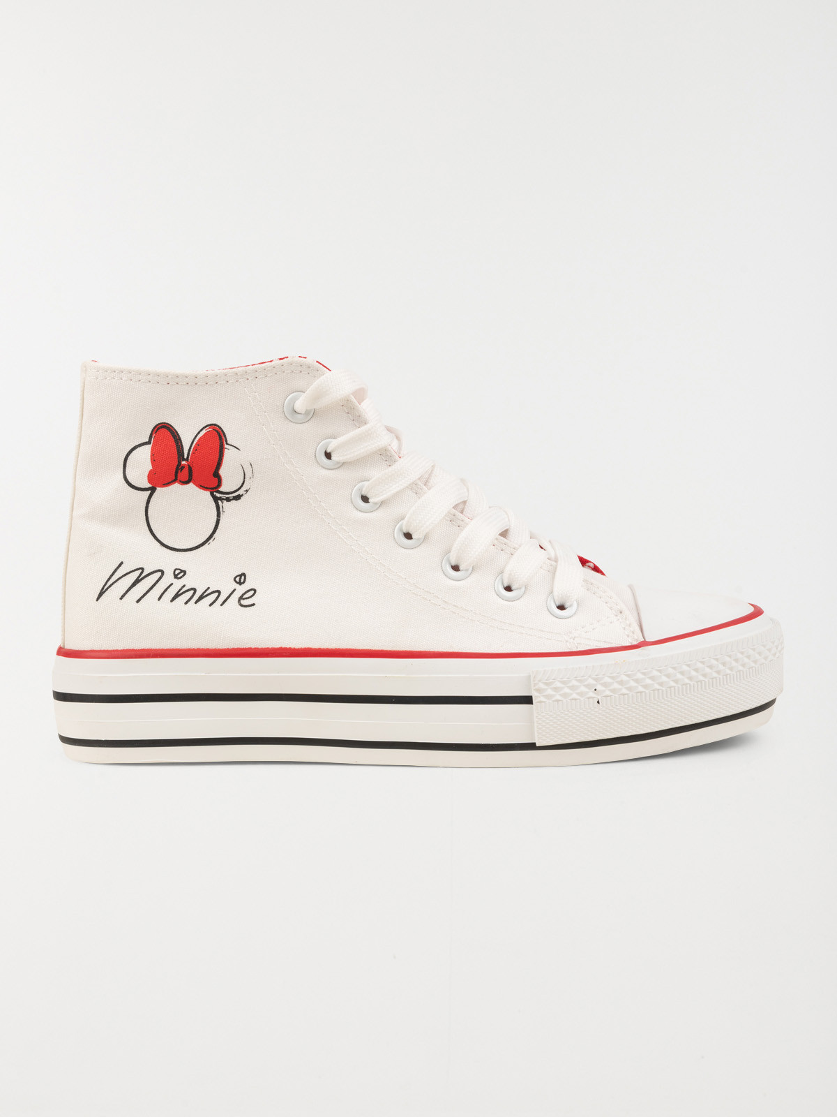 Basket toile Minnie femme (36-41)