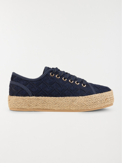 Tennis toile navy femme...