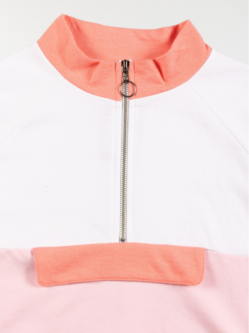 Sweat sport tricolore fille...