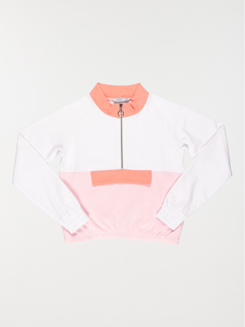 Sweat sport tricolore fille...
