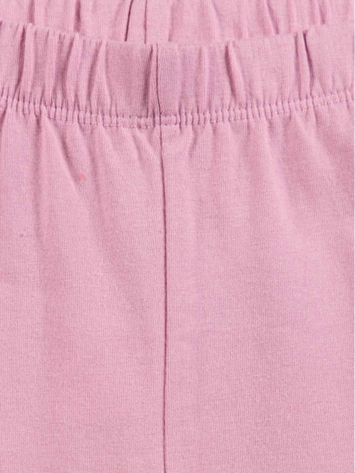 Legging uni mauve fille...