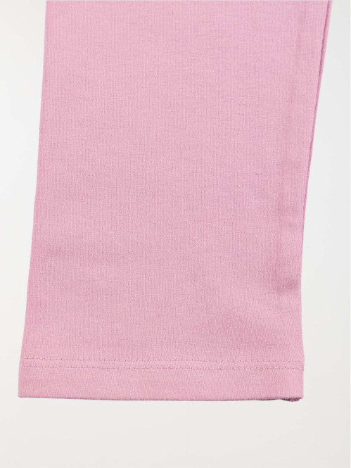 Legging uni mauve fille...