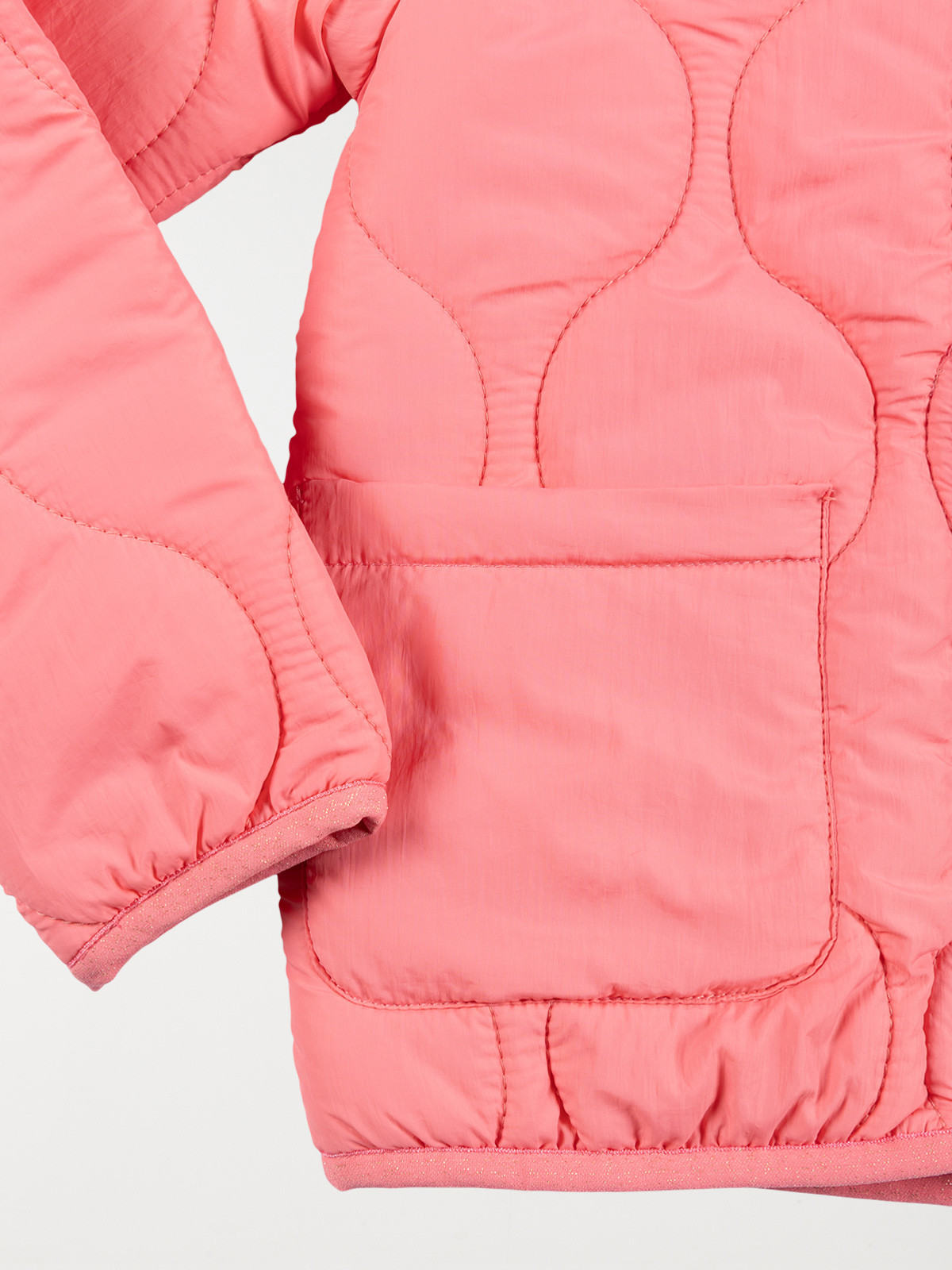 Veste sorbet fraise capuche fille (3-8A) Veste sorbet fraise capuche fille (3-8A)