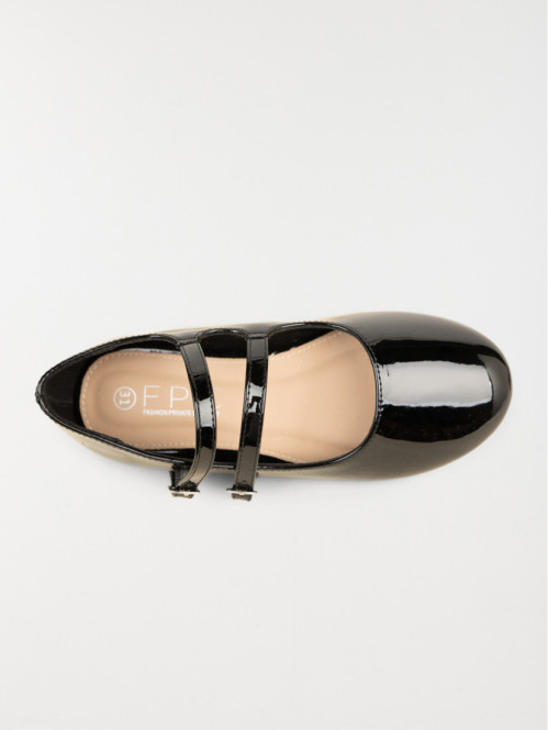 Ballerines noires vernies...