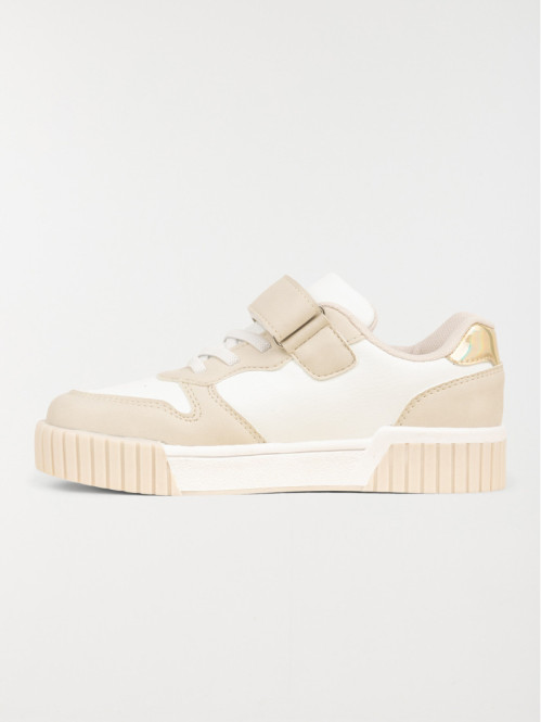 Basket beige léopard fille...