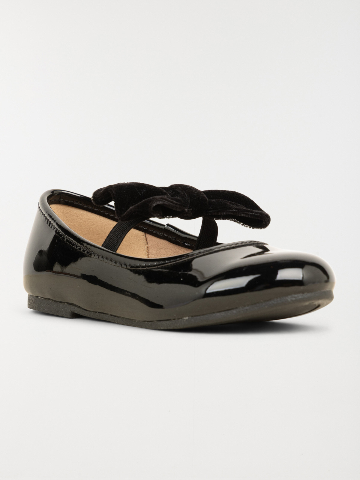 Ballerines noires vernies fille (24-30)