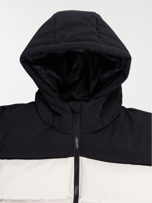 Doudoune capuche bicolore...