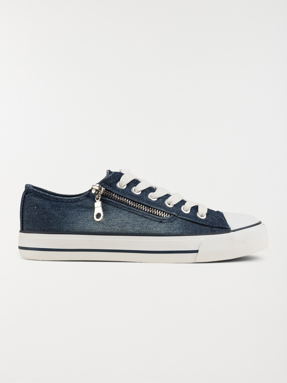 Tennis en toile bleu jean femme (37-42)