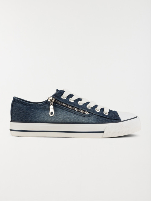 Tennis en toile bleu jean femme (37-42)