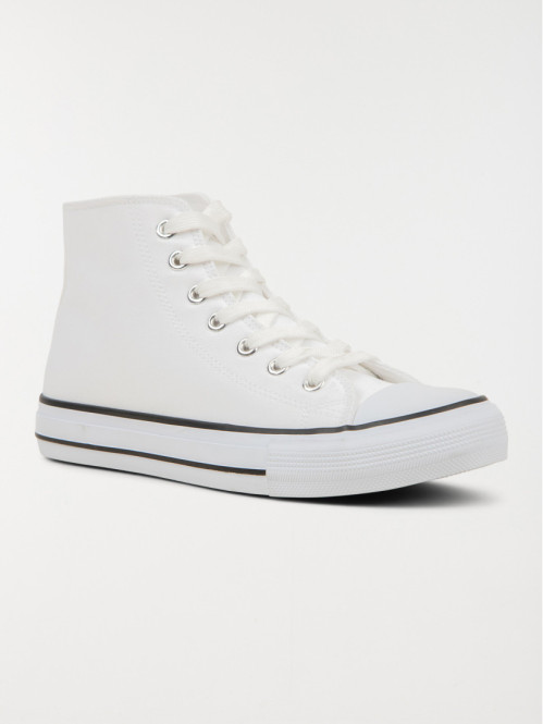 Tennis montantes blanches femme (36-41)