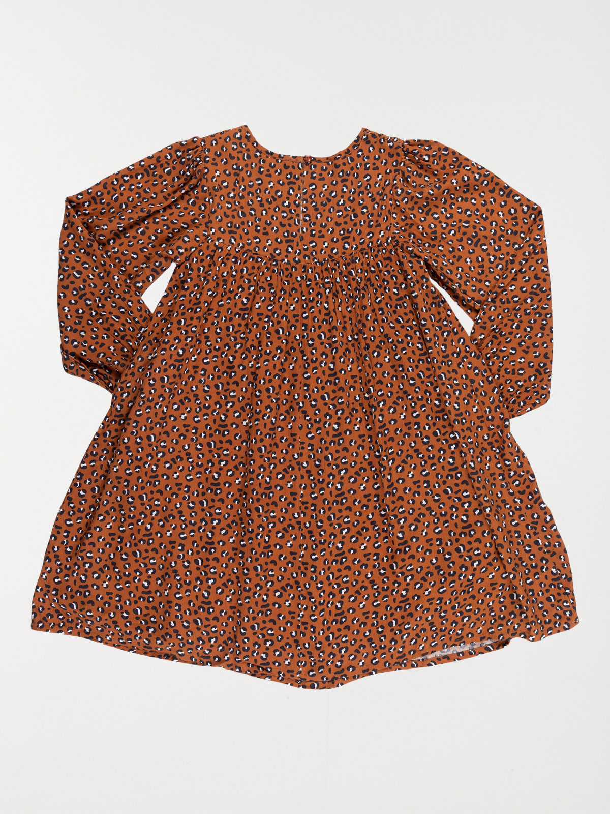 Robe fille motif léopard (3-12A) Robe fille motif léopard (3-12A)