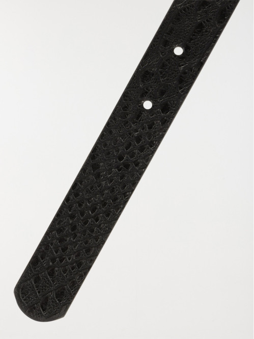 Ceinture anneaux noire femme