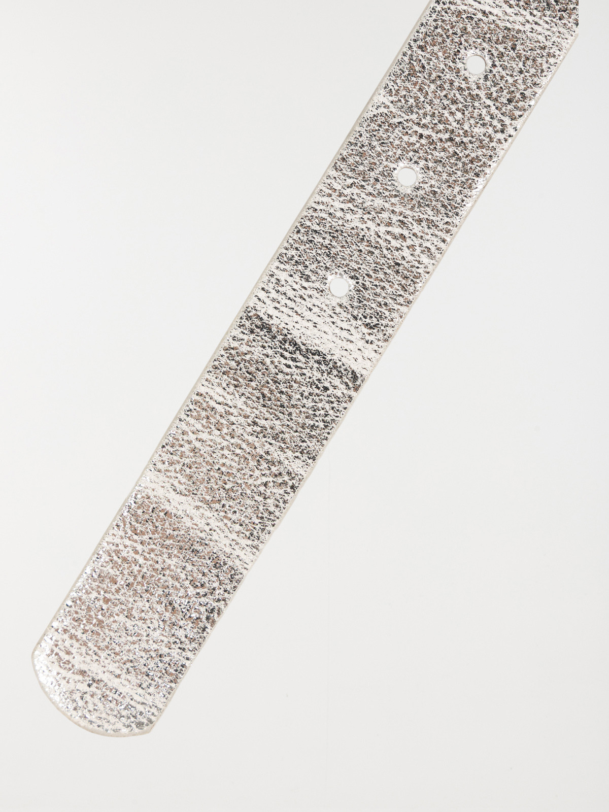 Ceinture argentée boucle dorée femme 