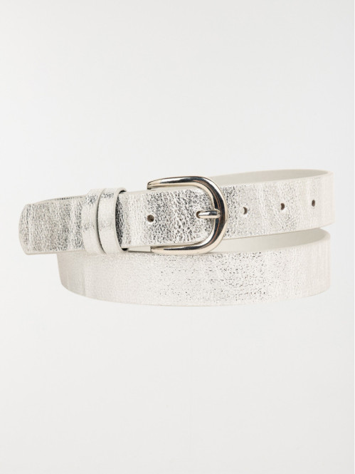 Ceinture argentée boucle...
