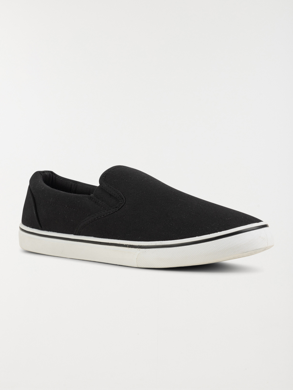 Tennis toile noir homme (40-46)