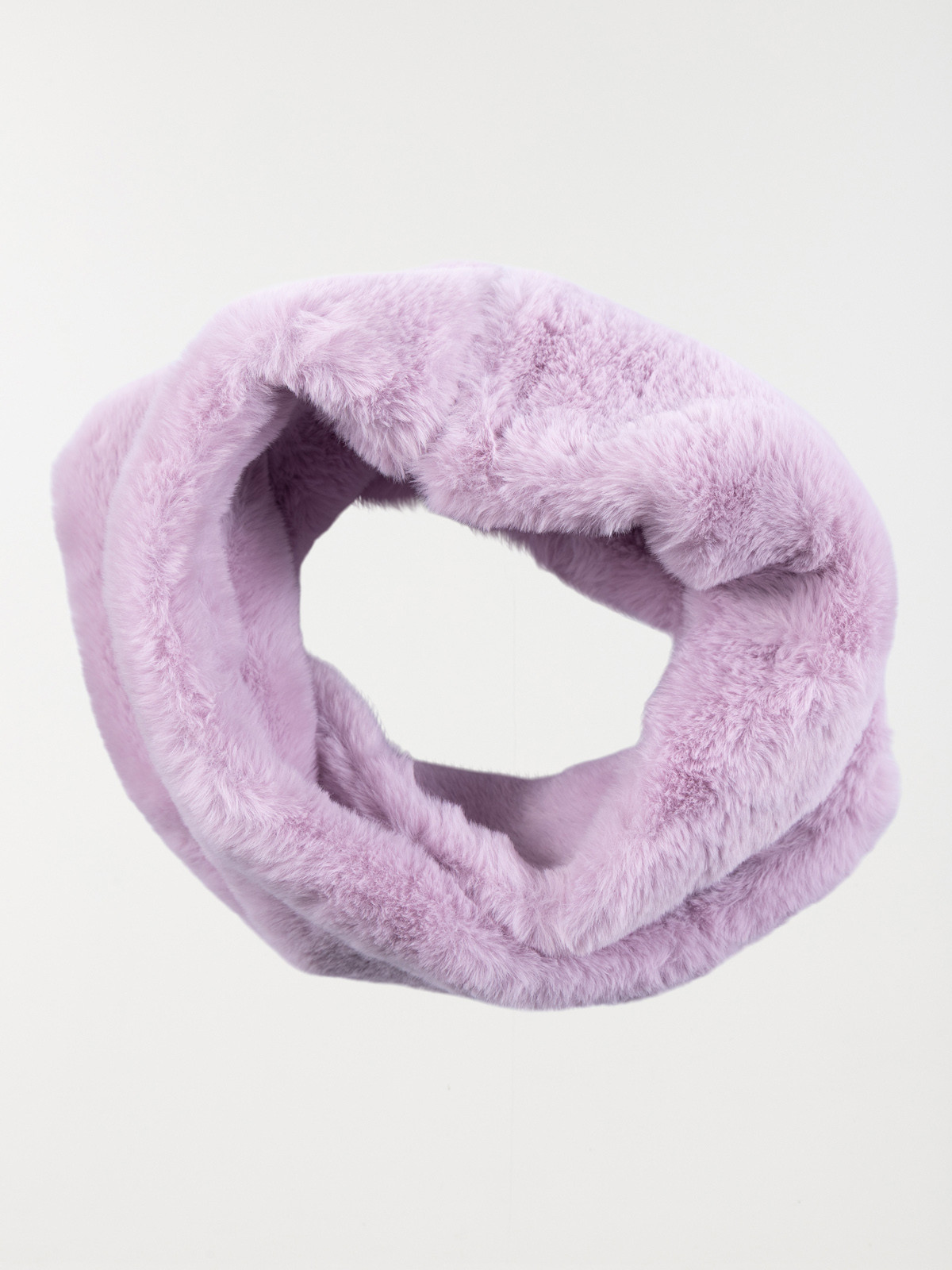 Snood tout doux lavandin fille