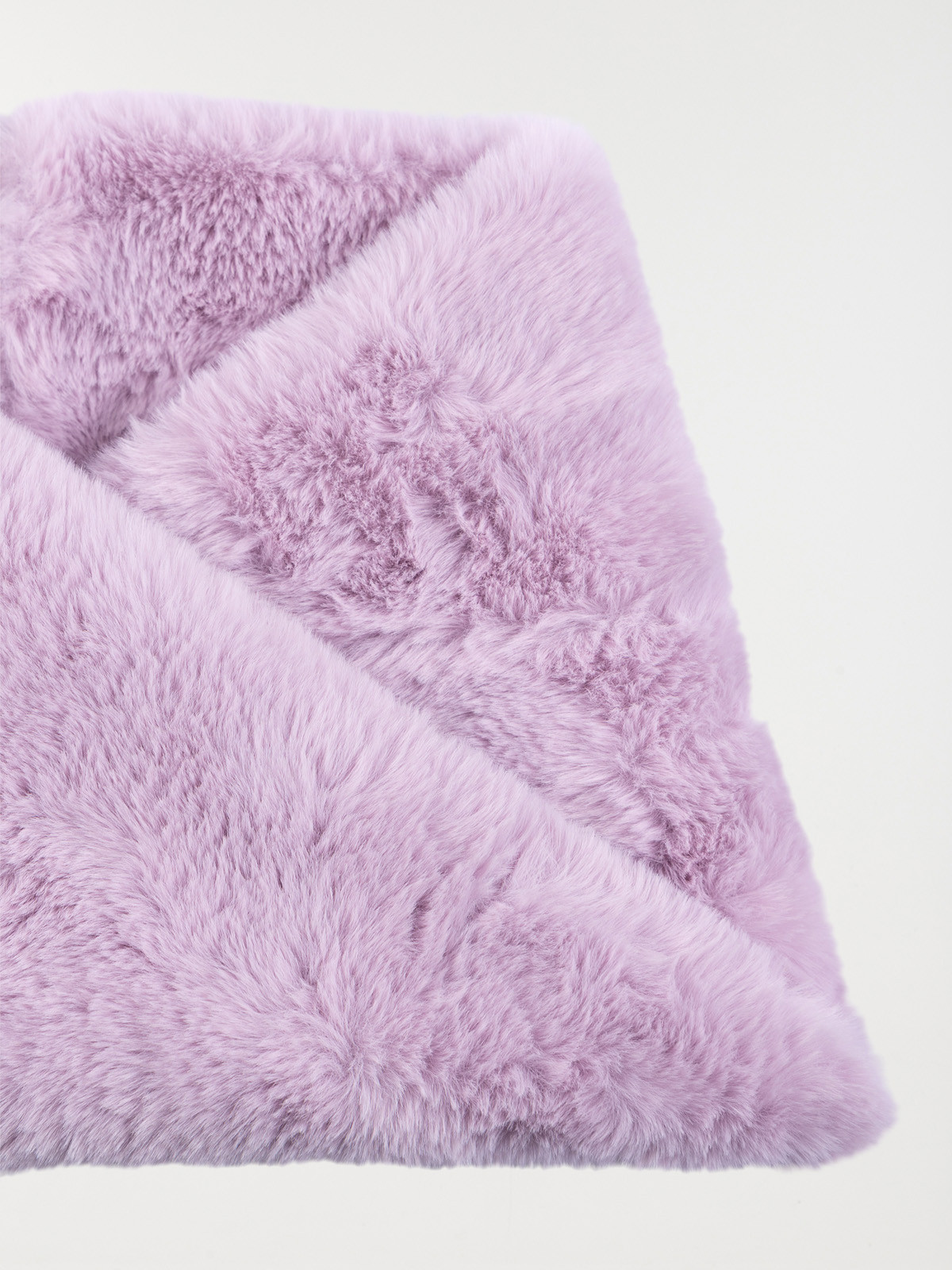 Snood tout doux lavandin fille