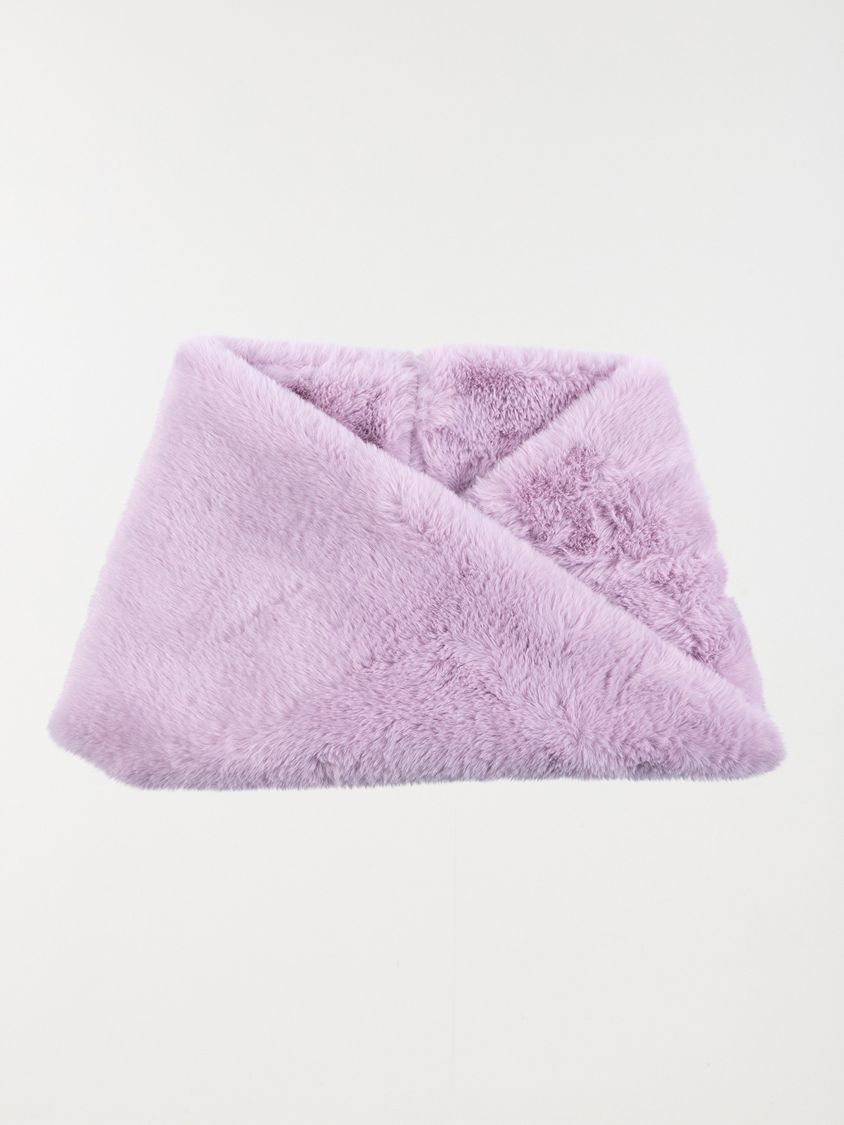 Snood tout doux lavandin fille