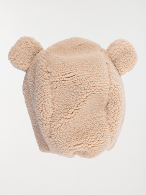 Bonnet sherpa oreilles 3D bébé